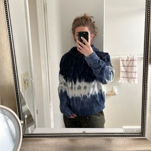 Blue Tie Dye Hoodie